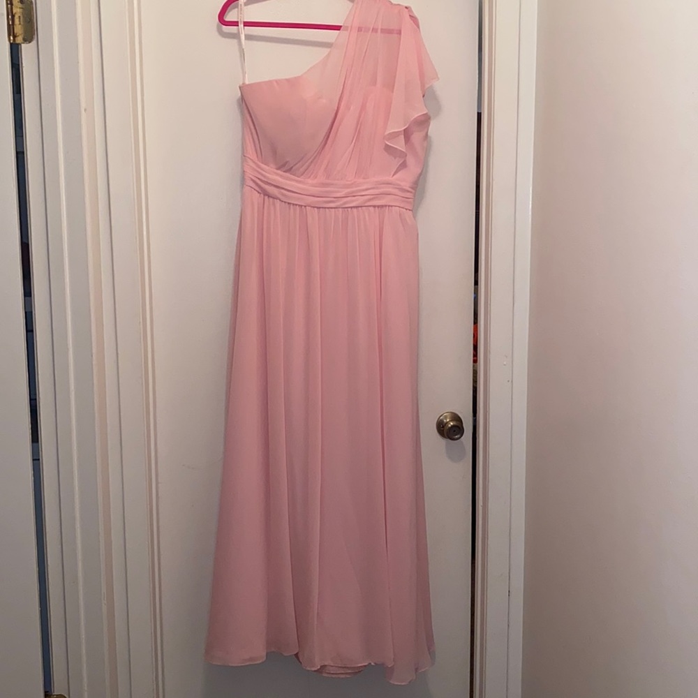 One Shoulder Morilee Gown
